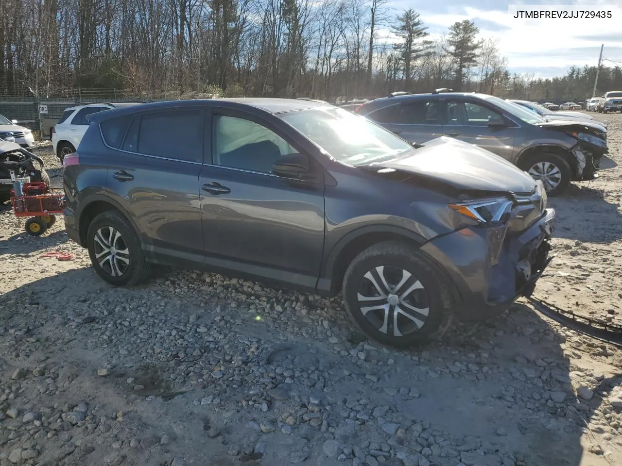 2018 Toyota Rav4 Le VIN: JTMBFREV2JJ729435 Lot: 80375974