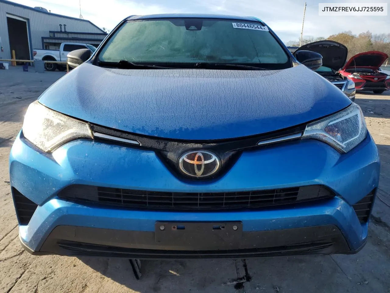 2018 Toyota Rav4 Le VIN: JTMZFREV6JJ725595 Lot: 80446544