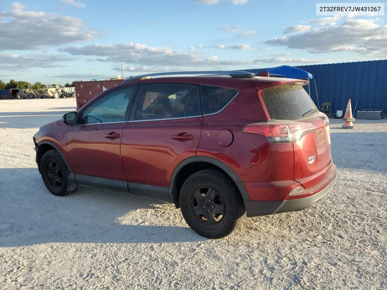 2018 Toyota Rav4 Le VIN: 2T3ZFREV7JW431267 Lot: 80555484