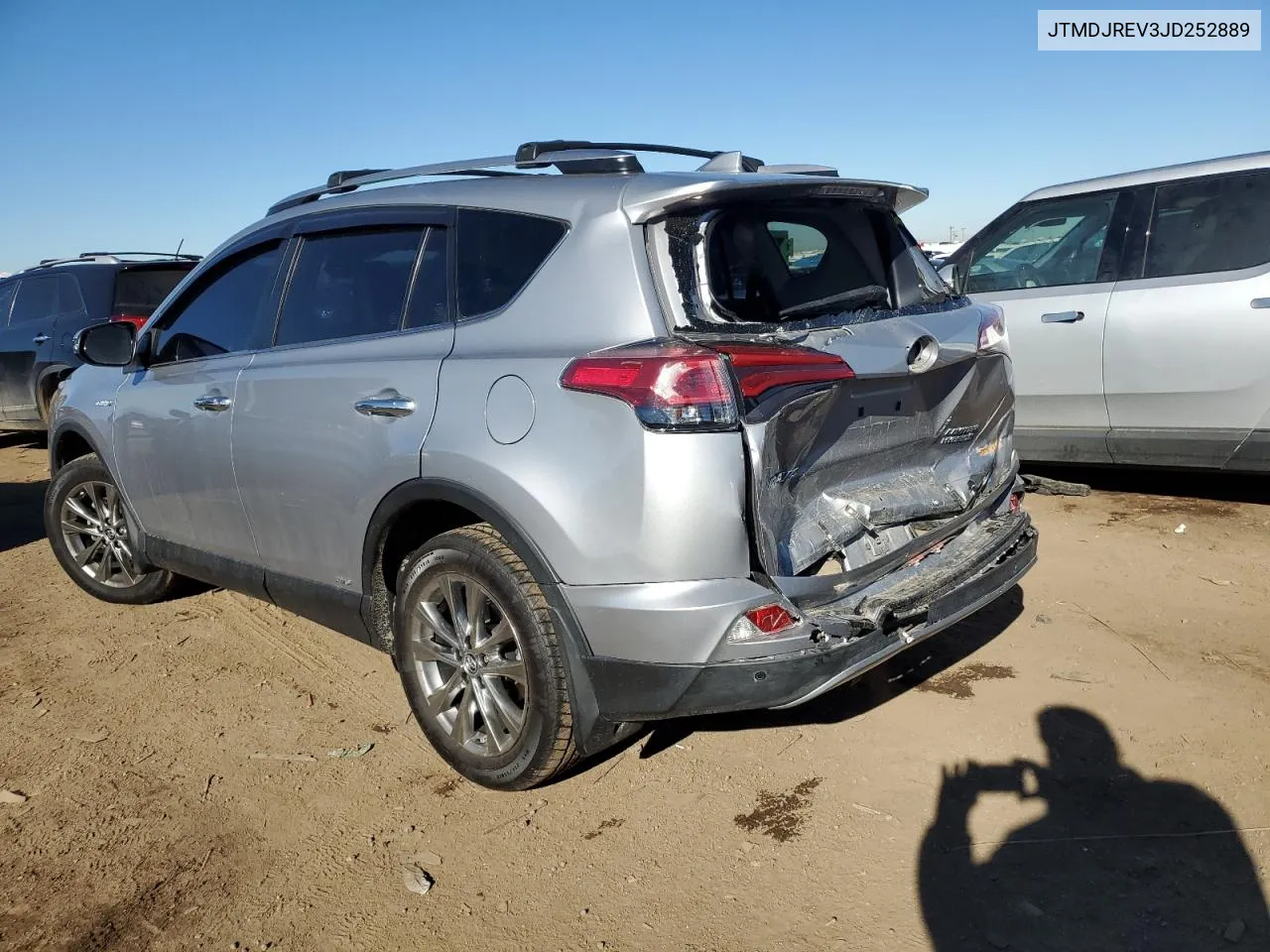 JTMDJREV3JD252889 2018 Toyota Rav4 Hv Limited