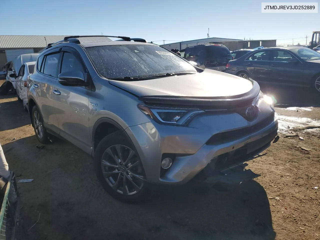 JTMDJREV3JD252889 2018 Toyota Rav4 Hv Limited