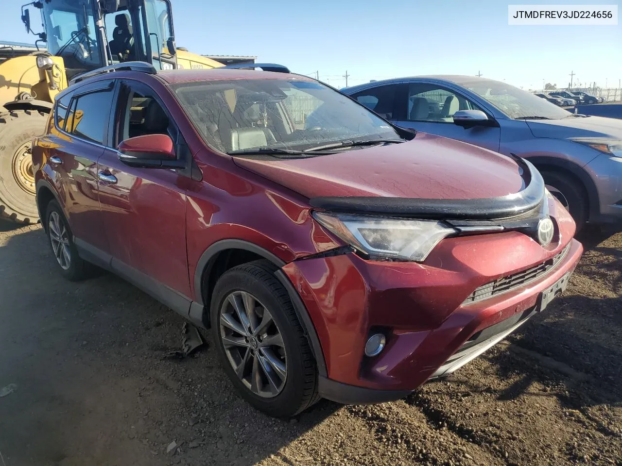 2018 Toyota Rav4 Limited VIN: JTMDFREV3JD224656 Lot: 80760724