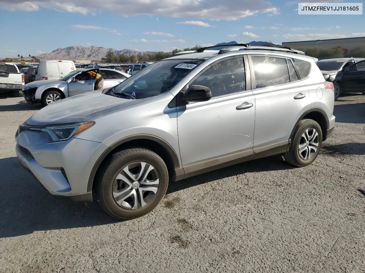 2018 Toyota Rav4 Le VIN: JTMZFREV1JJ181605 Lot: 81170484