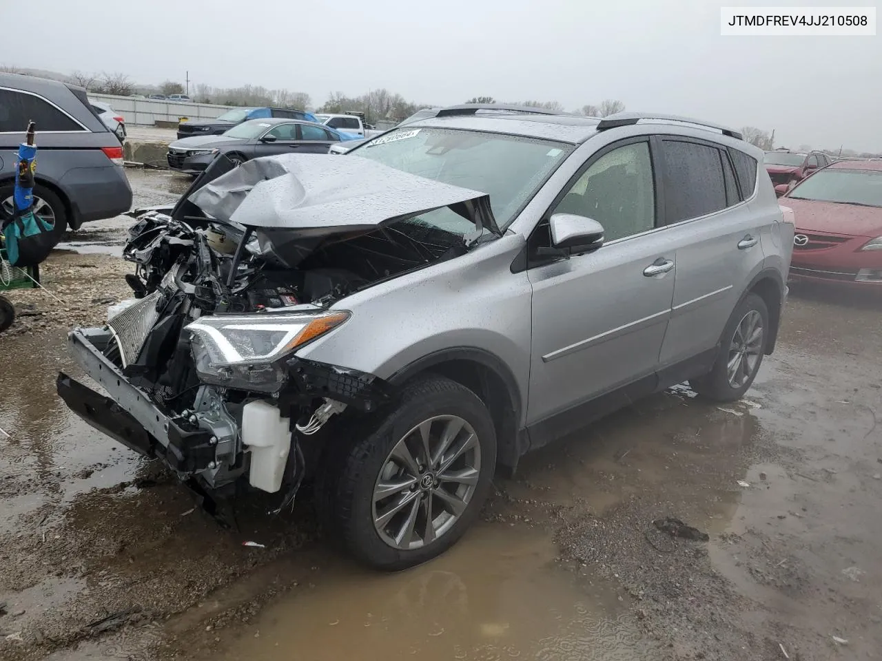 2018 Toyota Rav4 Limited VIN: JTMDFREV4JJ210508 Lot: 81200664