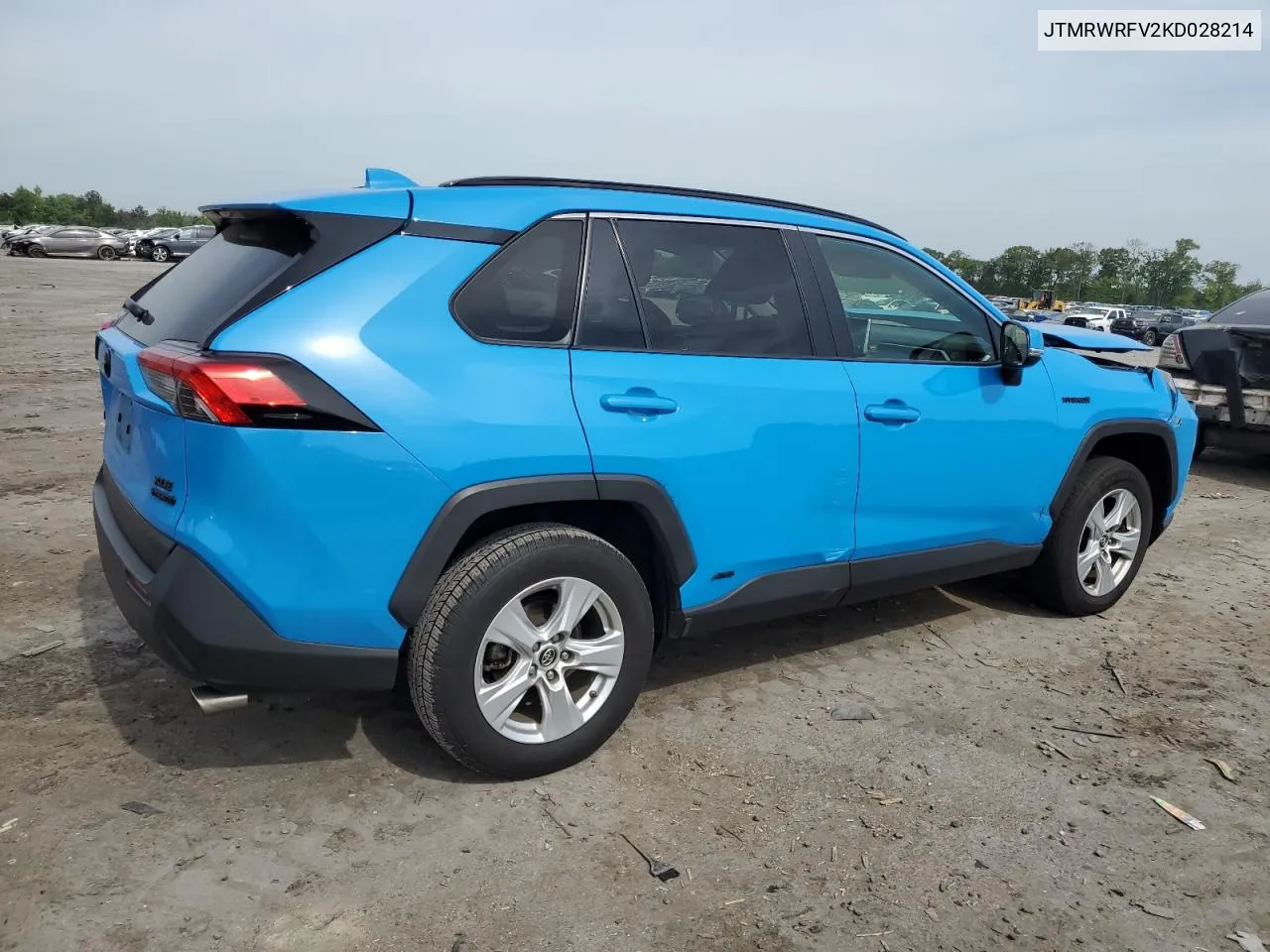 2019 Toyota Rav4 Xle VIN: JTMRWRFV2KD028214 Lot: 53196264