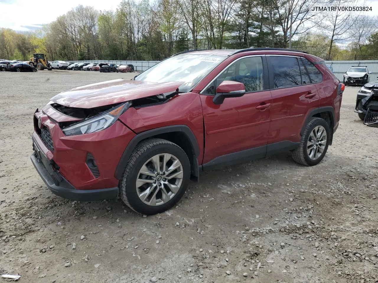 2019 Toyota Rav4 Xle Premium VIN: JTMA1RFV0KD503824 Lot: 53664794