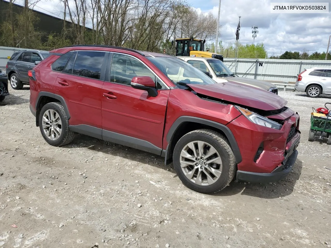 2019 Toyota Rav4 Xle Premium VIN: JTMA1RFV0KD503824 Lot: 53664794