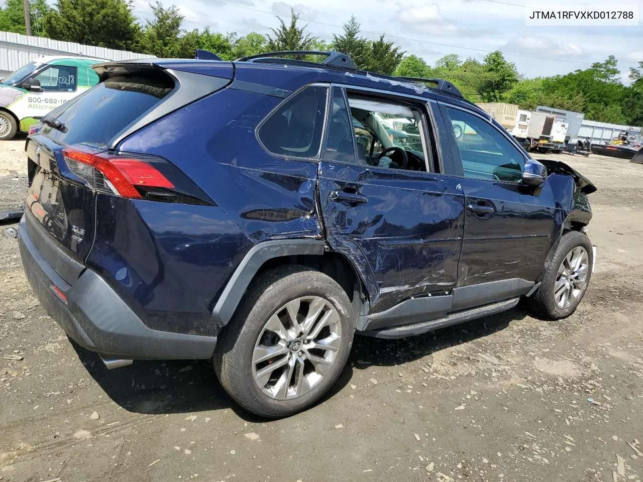 2019 Toyota Rav4 Xle Premium VIN: JTMA1RFVXKD012788 Lot: 55007054