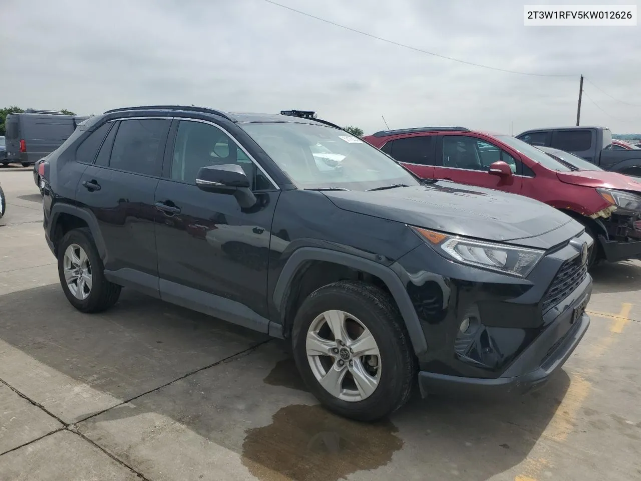 2019 Toyota Rav4 Xle VIN: 2T3W1RFV5KW012626 Lot: 57470404