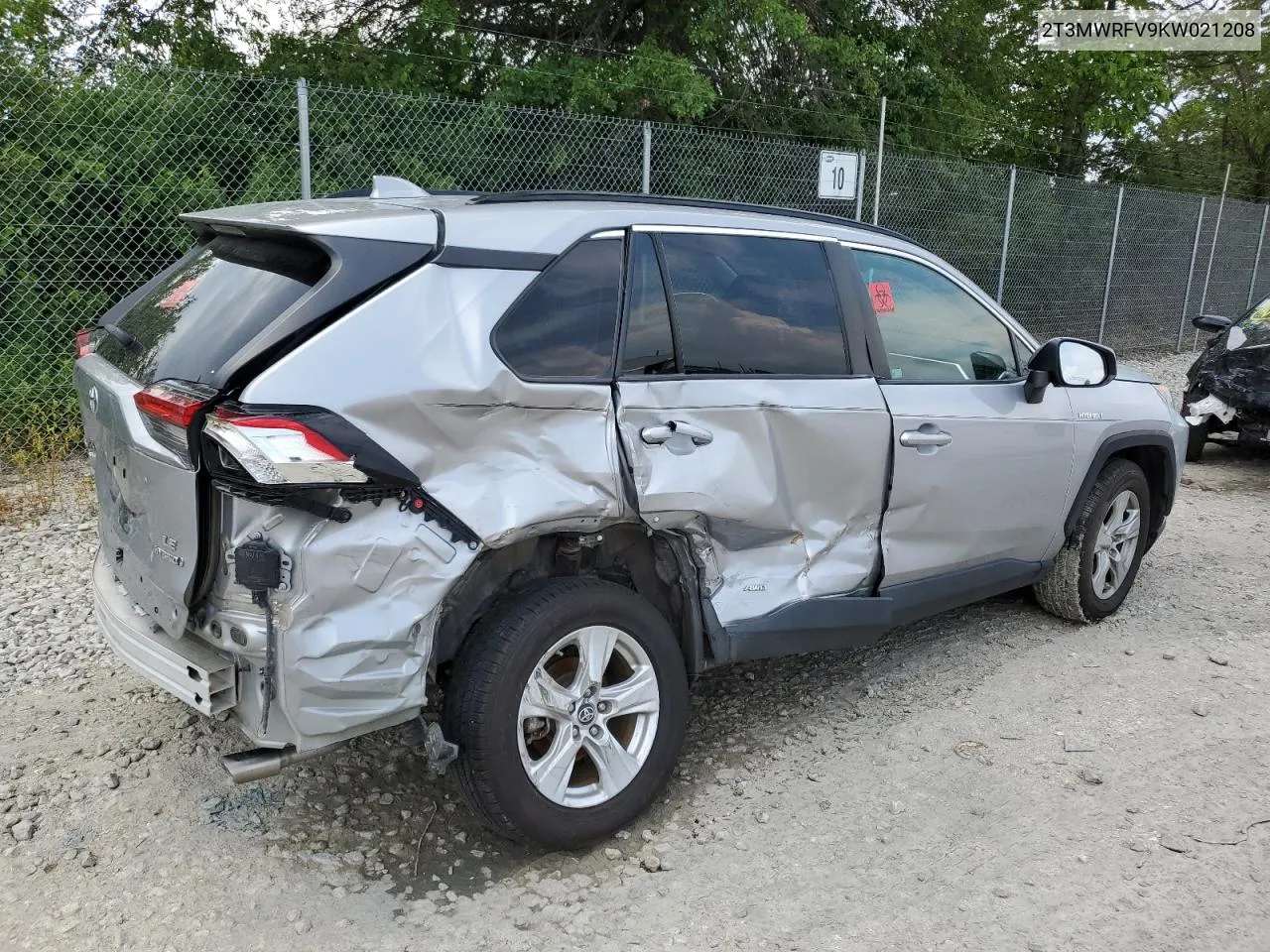 2019 Toyota Rav4 Le VIN: 2T3MWRFV9KW021208 Lot: 59441024