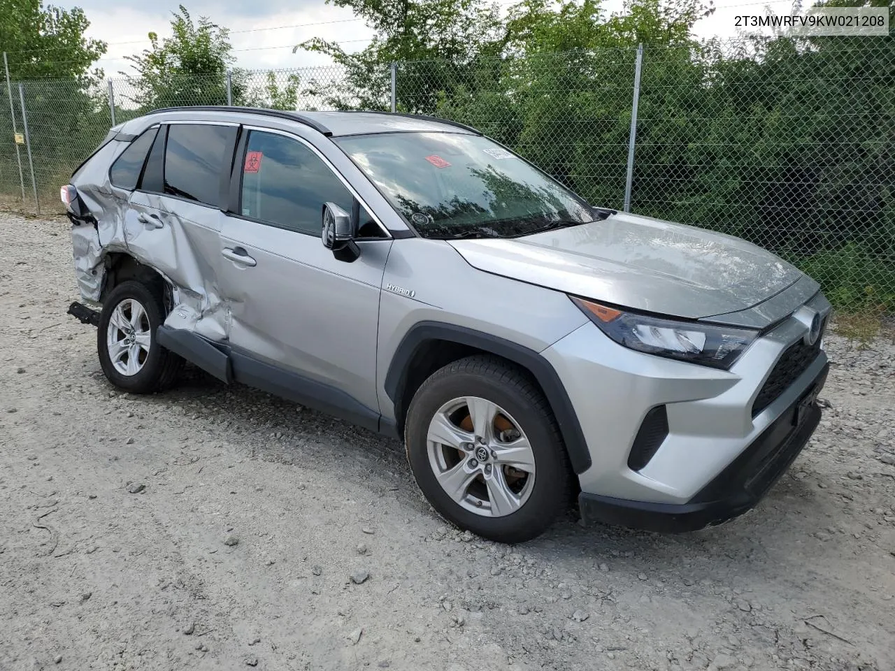 2019 Toyota Rav4 Le VIN: 2T3MWRFV9KW021208 Lot: 59441024