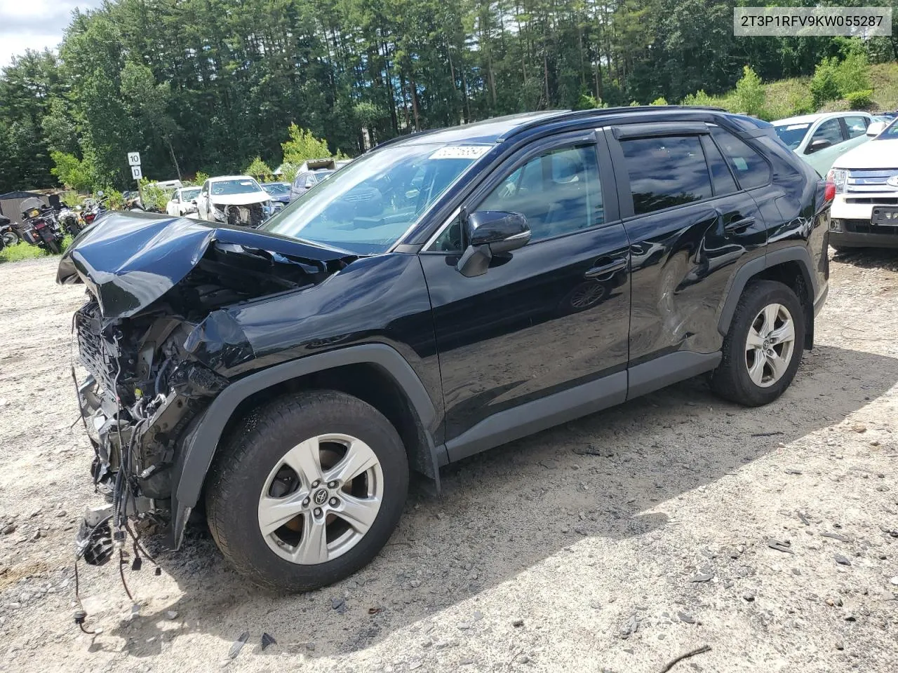 2019 Toyota Rav4 Xle VIN: 2T3P1RFV9KW055287 Lot: 60216354