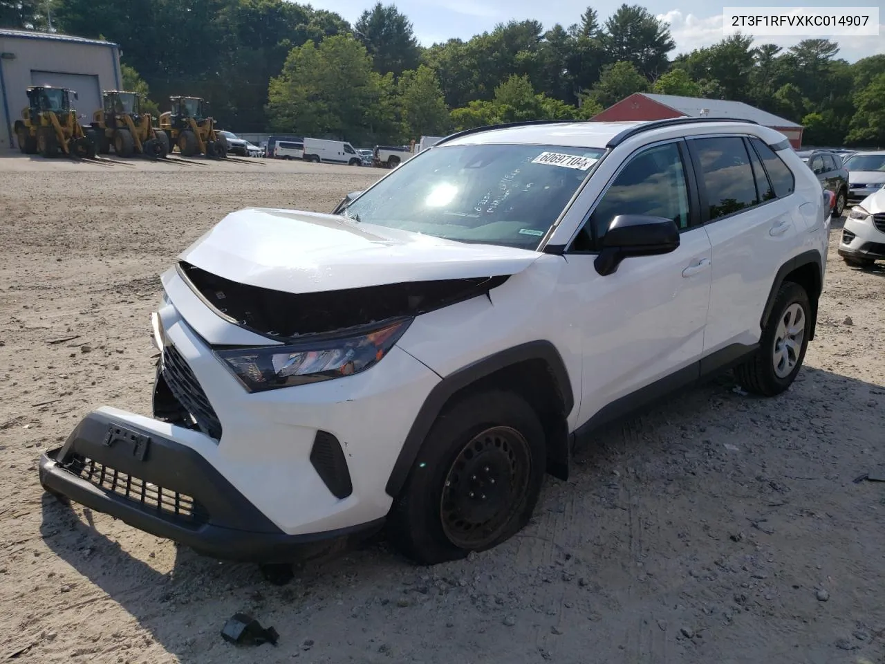 2019 Toyota Rav4 Le VIN: 2T3F1RFVXKC014907 Lot: 60697104