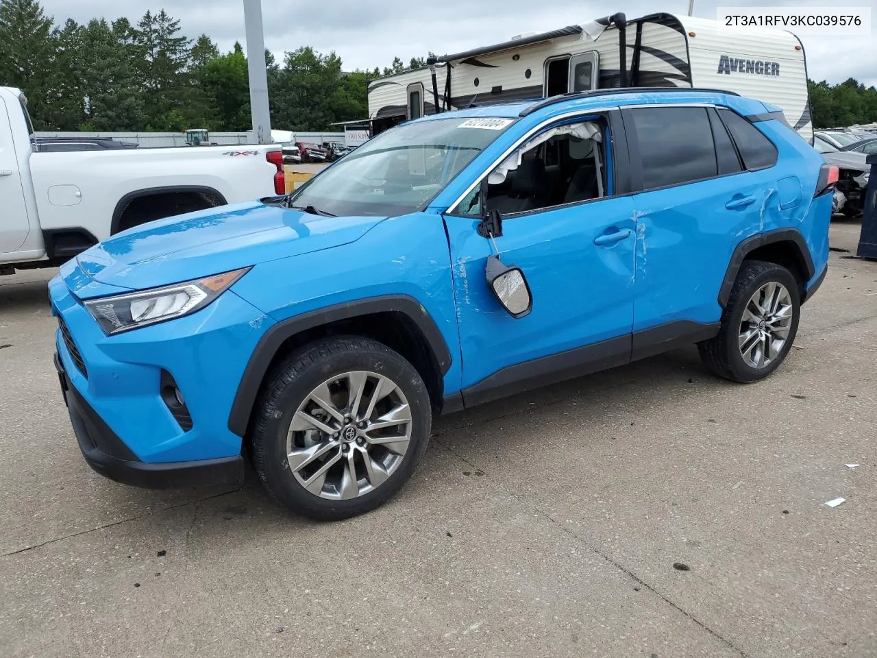 2019 Toyota Rav4 Xle Premium VIN: 2T3A1RFV3KC039576 Lot: 62210004