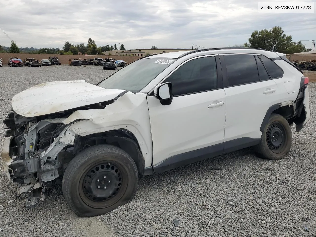 2019 Toyota Rav4 Le VIN: 2T3K1RFV8KW017723 Lot: 65669944