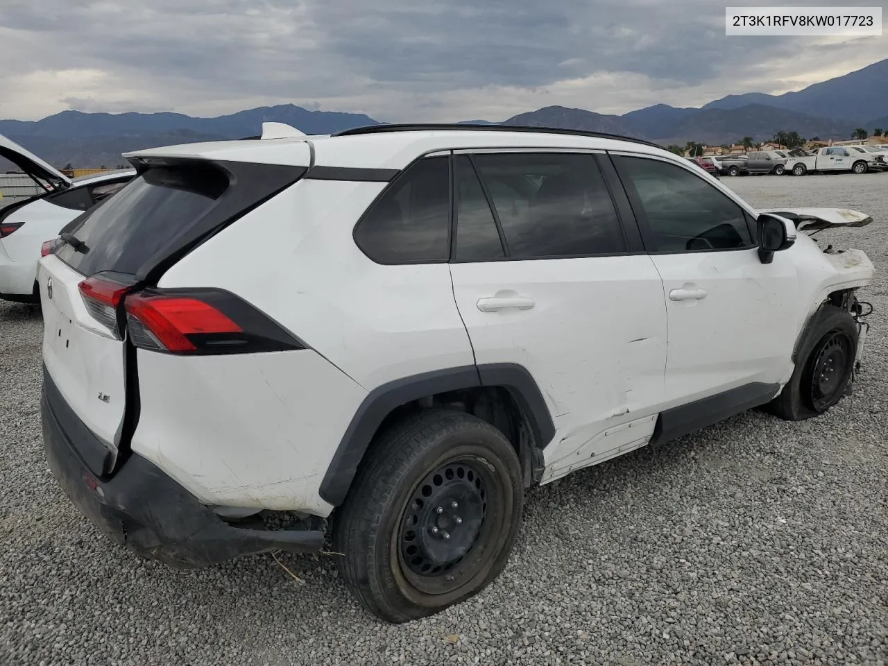 2019 Toyota Rav4 Le VIN: 2T3K1RFV8KW017723 Lot: 65669944