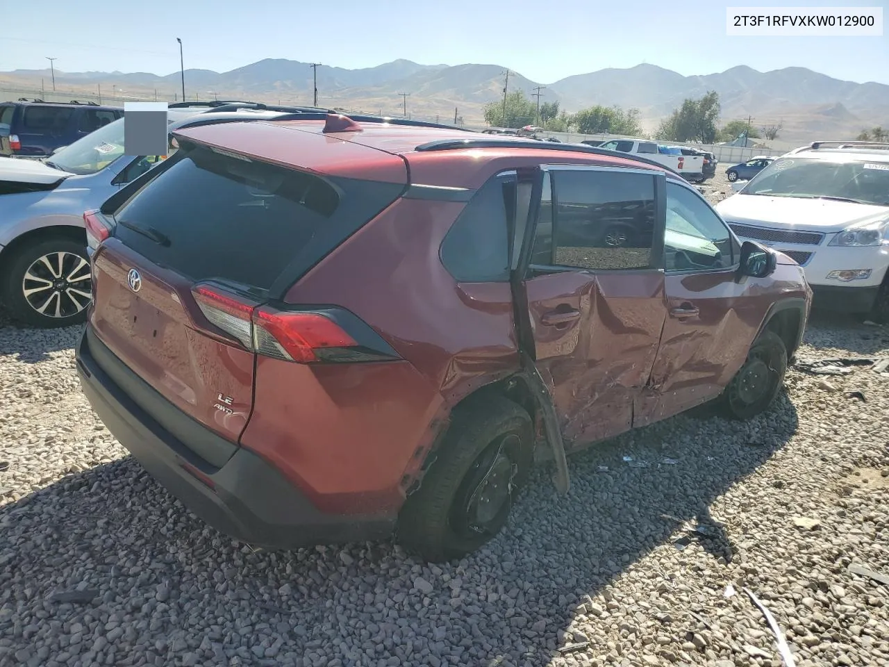 2T3F1RFVXKW012900 2019 Toyota Rav4 Le