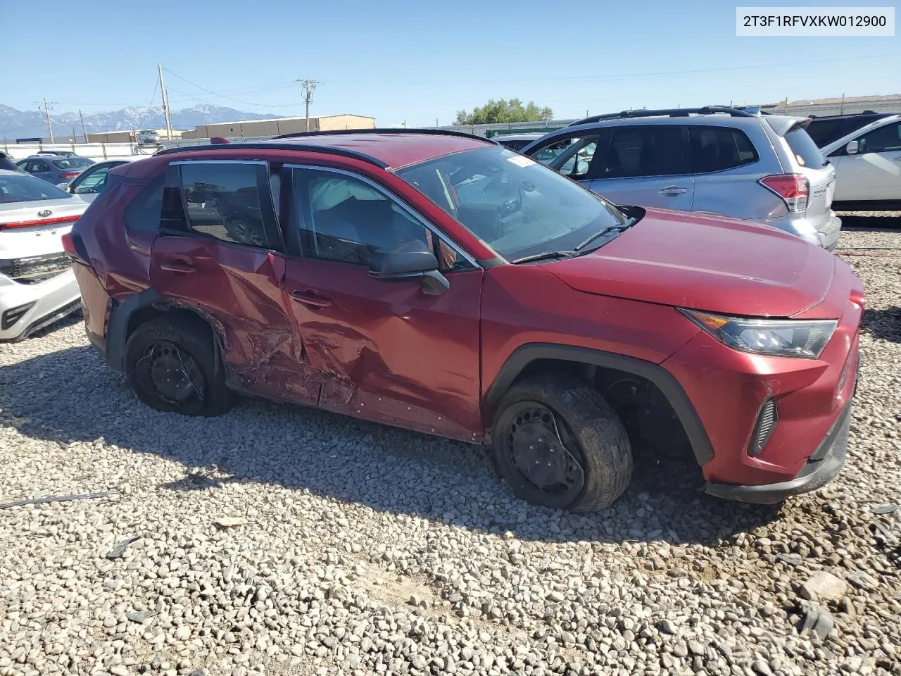 2019 Toyota Rav4 Le VIN: 2T3F1RFVXKW012900 Lot: 67603894