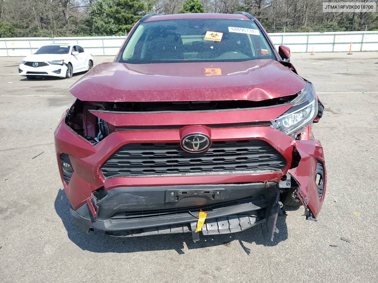 JTMA1RFV0KD018700 2019 Toyota Rav4 Xle Premium