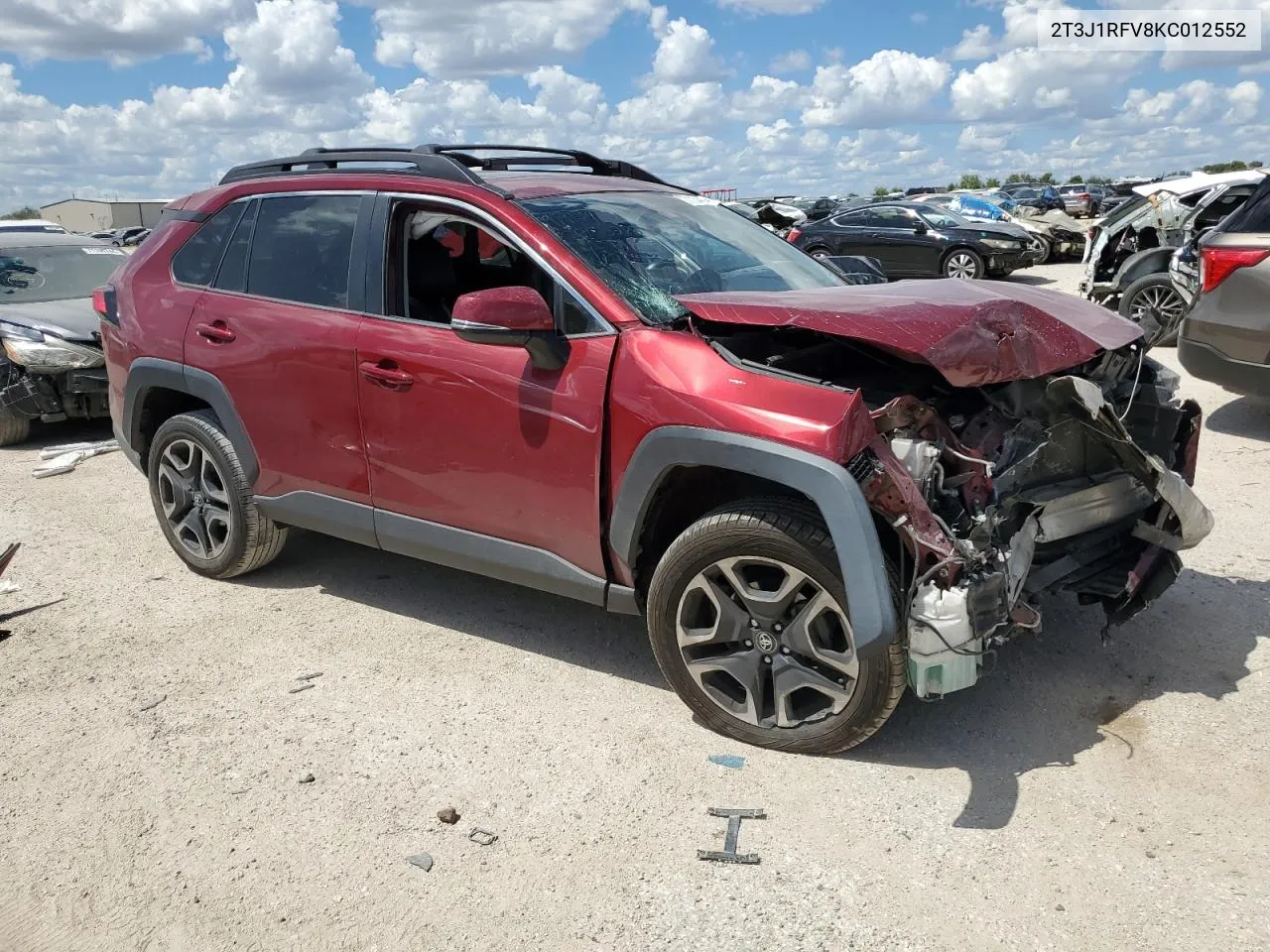 2019 Toyota Rav4 Adventure VIN: 2T3J1RFV8KC012552 Lot: 71134414