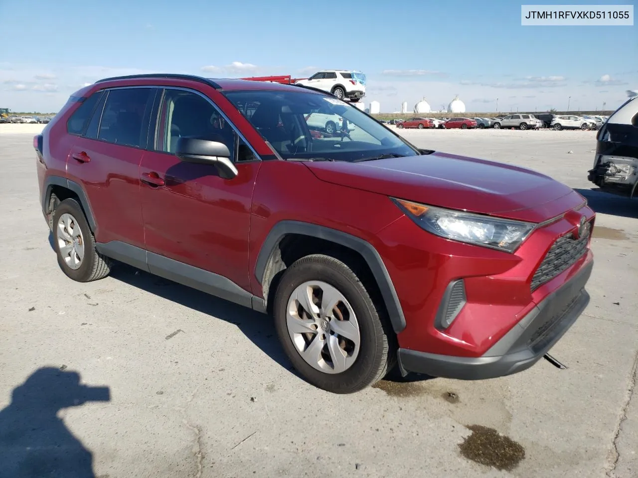 JTMH1RFVXKD511055 2019 Toyota Rav4 Le