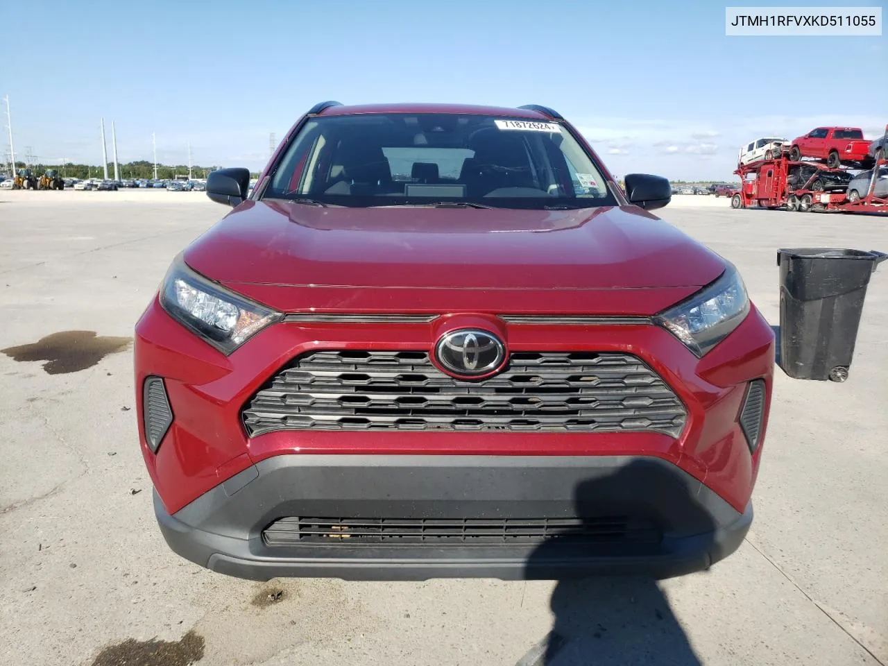 2019 Toyota Rav4 Le VIN: JTMH1RFVXKD511055 Lot: 71872624