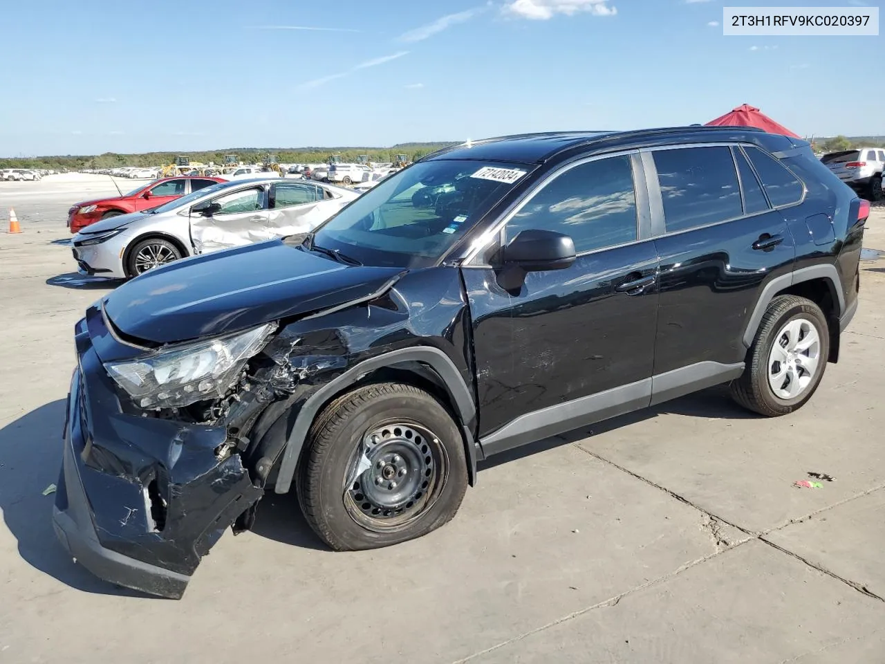 2019 Toyota Rav4 Le VIN: 2T3H1RFV9KC020397 Lot: 72142034