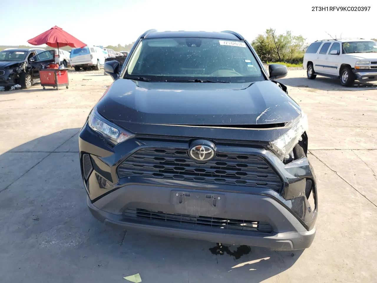 2019 Toyota Rav4 Le VIN: 2T3H1RFV9KC020397 Lot: 72142034