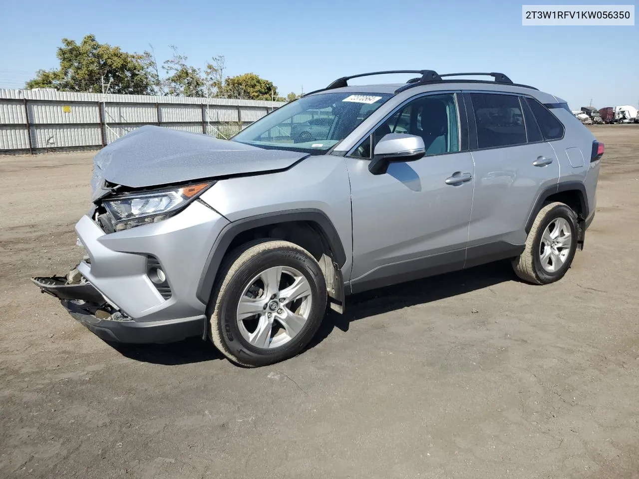 2019 Toyota Rav4 Xle VIN: 2T3W1RFV1KW056350 Lot: 72370564