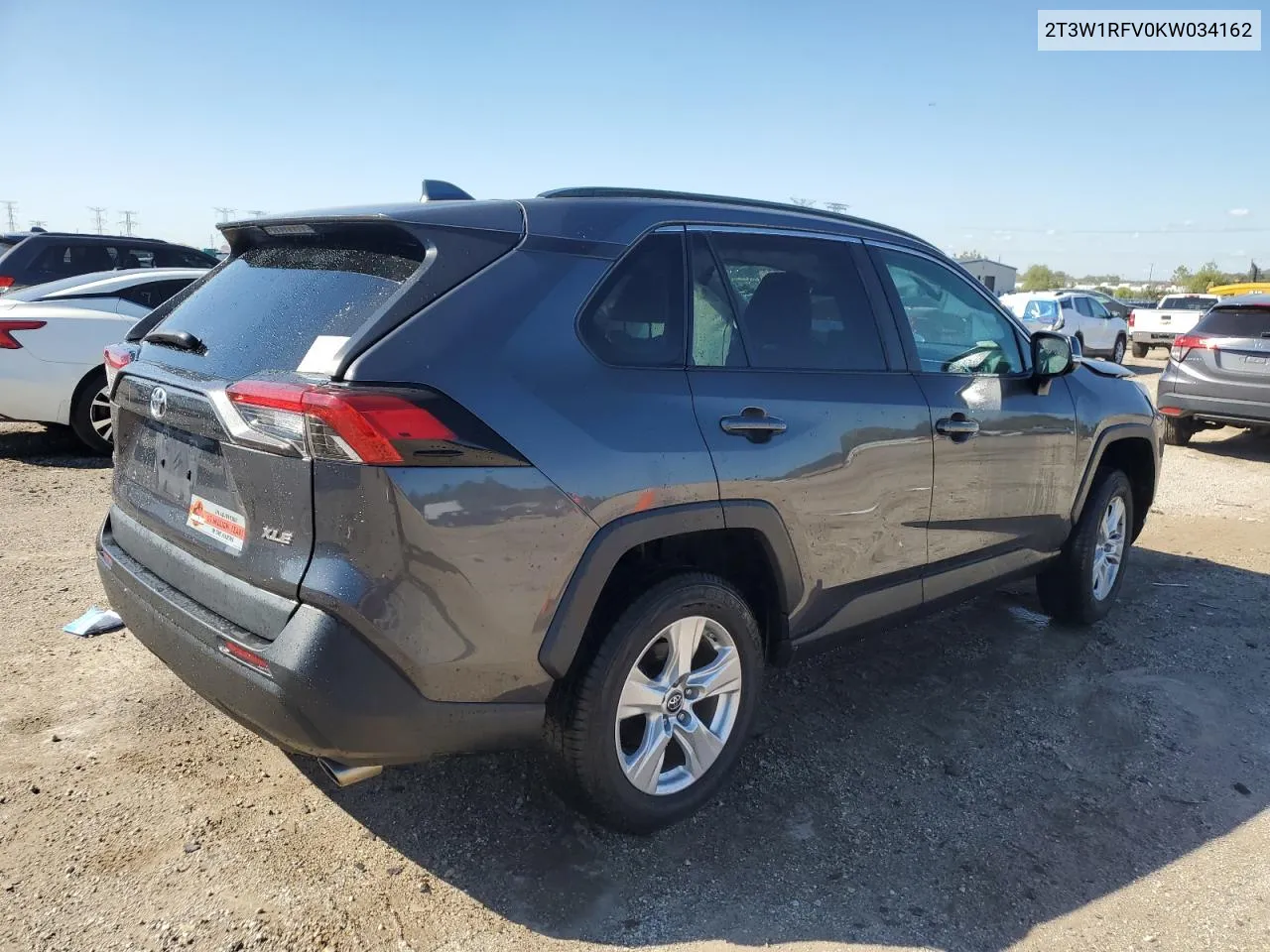 2019 Toyota Rav4 Xle VIN: 2T3W1RFV0KW034162 Lot: 72780204