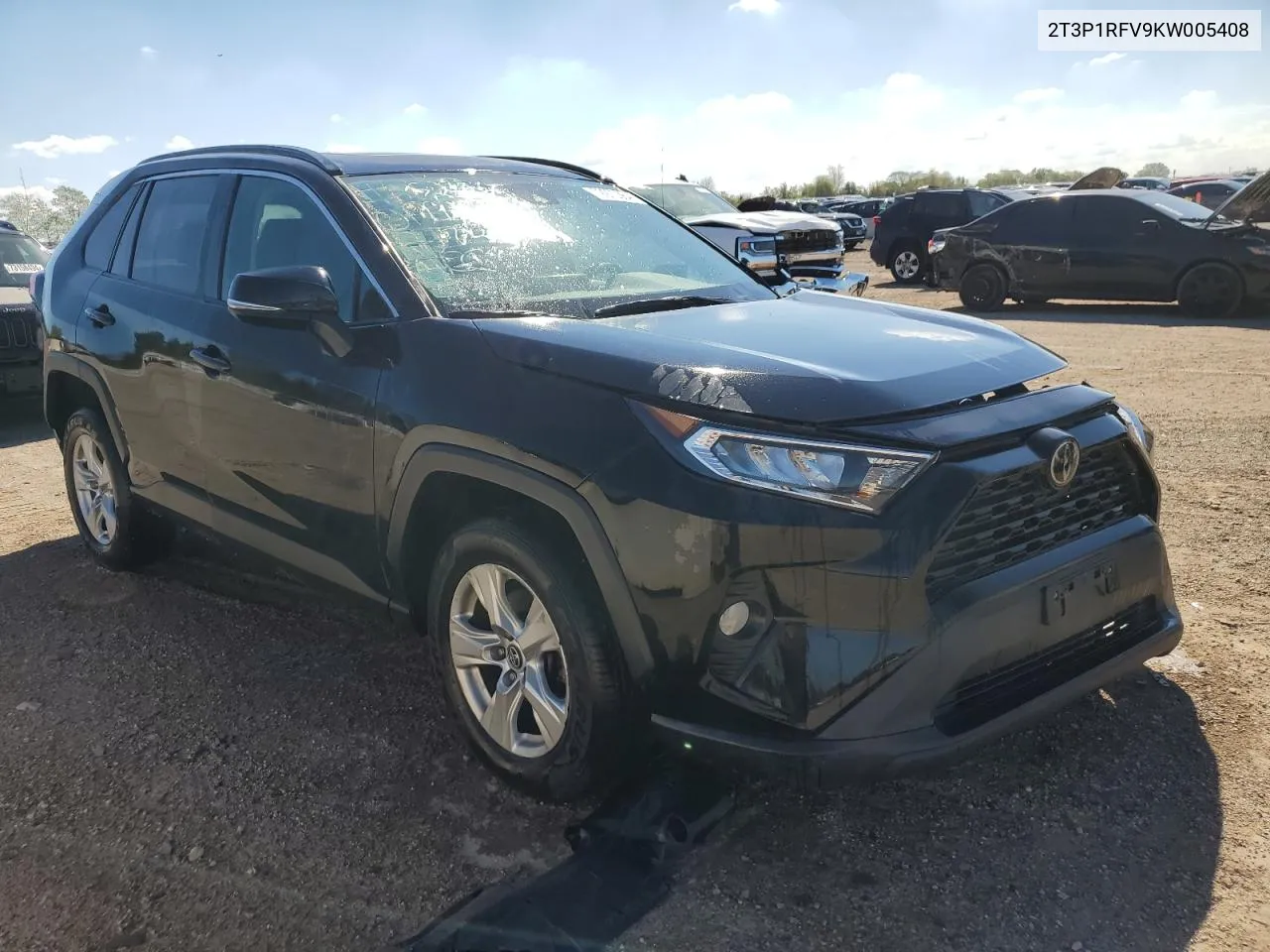 2T3P1RFV9KW005408 2019 Toyota Rav4 Xle