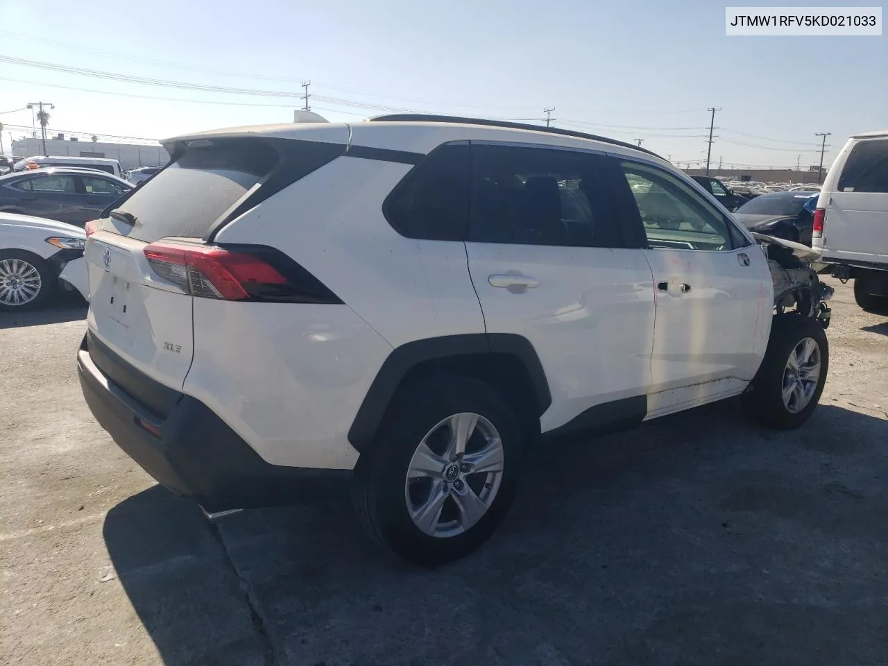 2019 Toyota Rav4 Xle VIN: JTMW1RFV5KD021033 Lot: 73054274