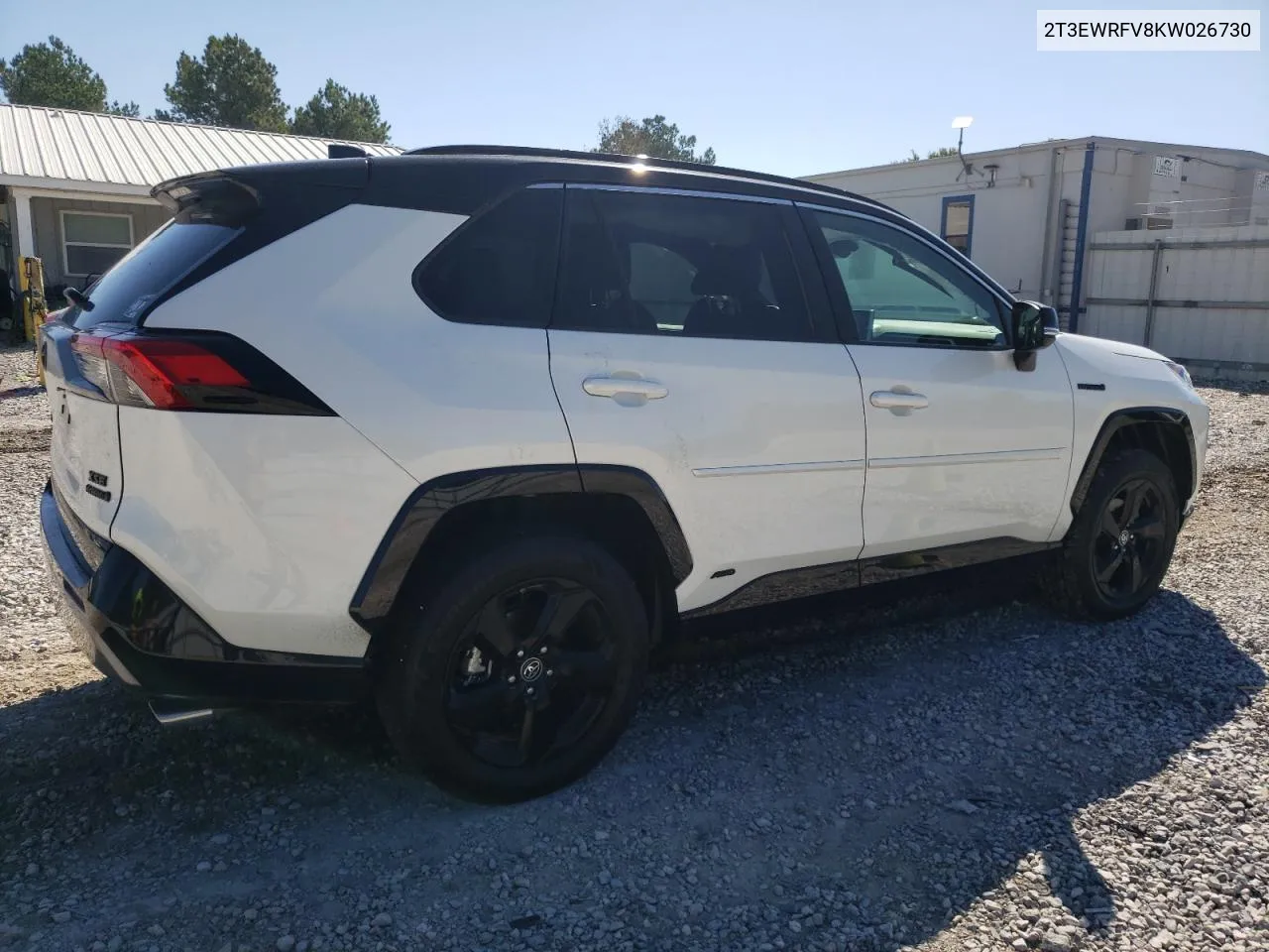 2019 Toyota Rav4 Xse VIN: 2T3EWRFV8KW026730 Lot: 73054464