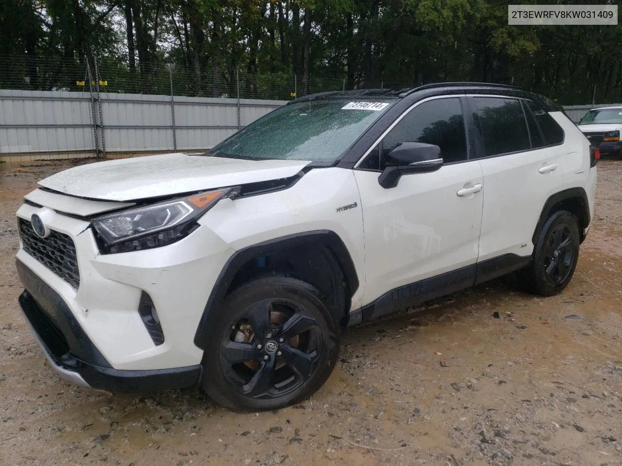 2019 Toyota Rav4 Xse VIN: 2T3EWRFV8KW031409 Lot: 73146714