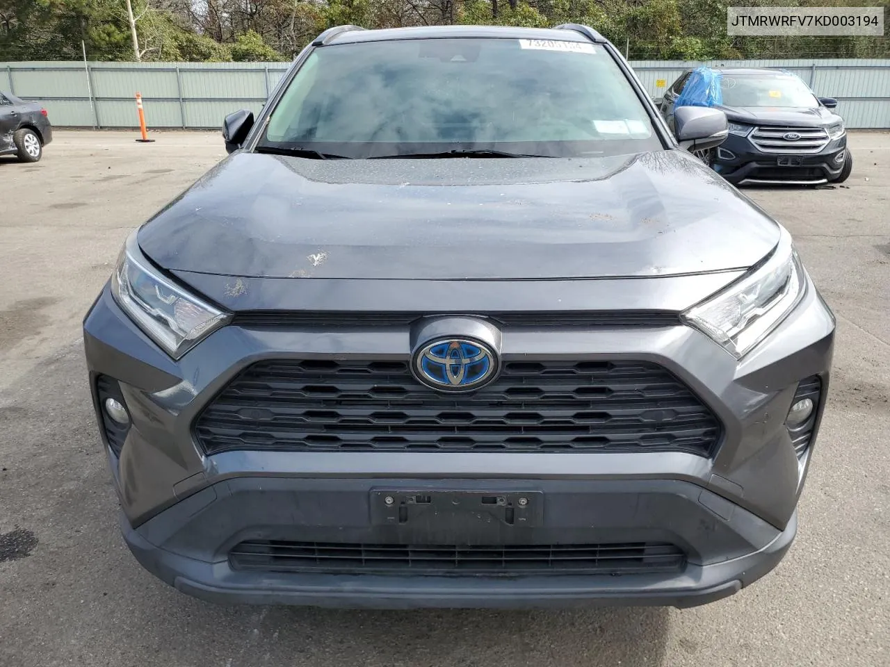 2019 Toyota Rav4 Xle VIN: JTMRWRFV7KD003194 Lot: 73205134