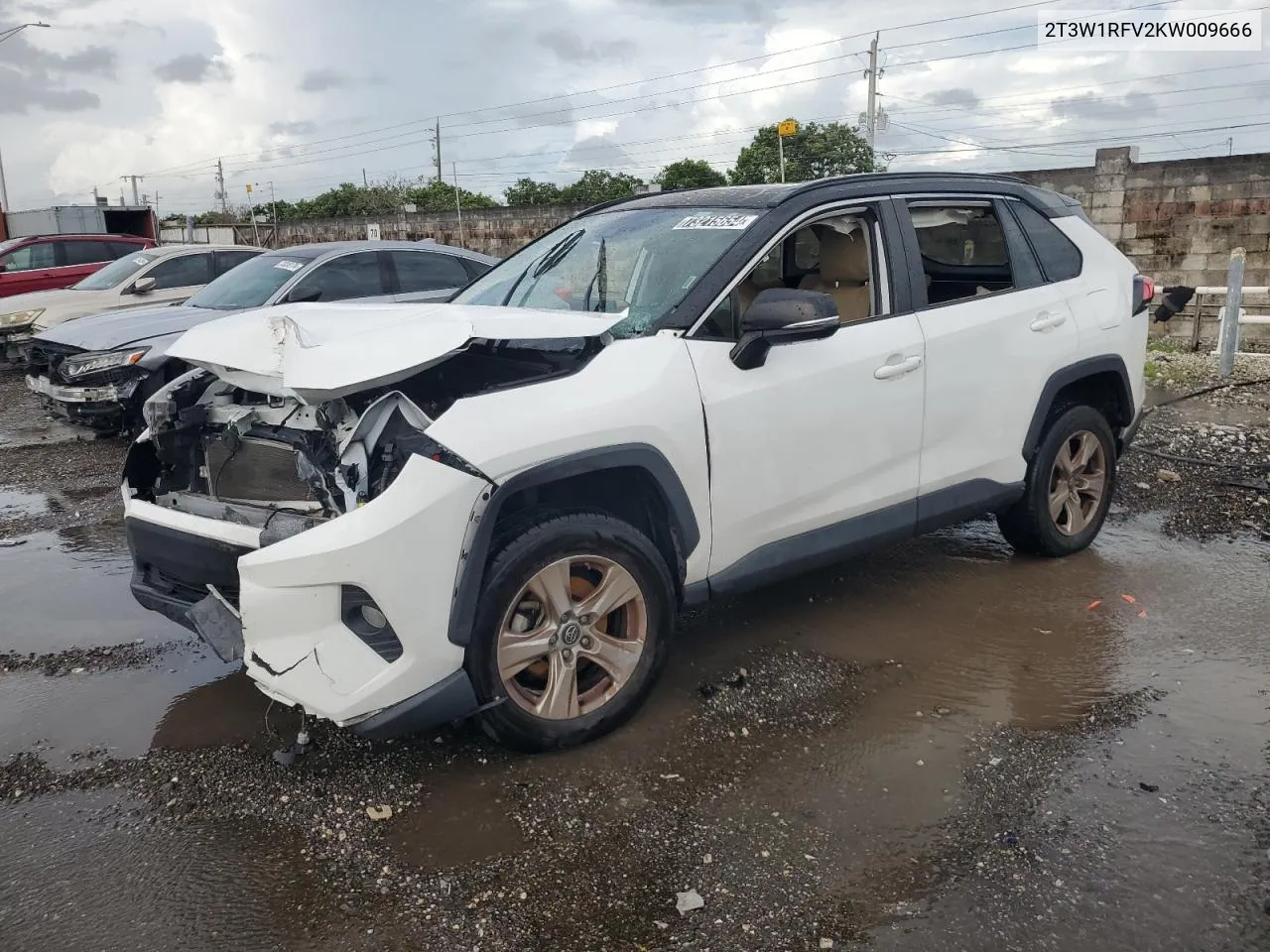 2019 Toyota Rav4 Xle VIN: 2T3W1RFV2KW009666 Lot: 73215654