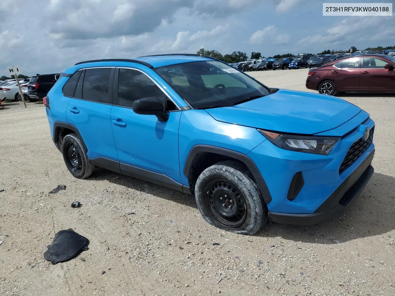 2T3H1RFV3KW040188 2019 Toyota Rav4 Le