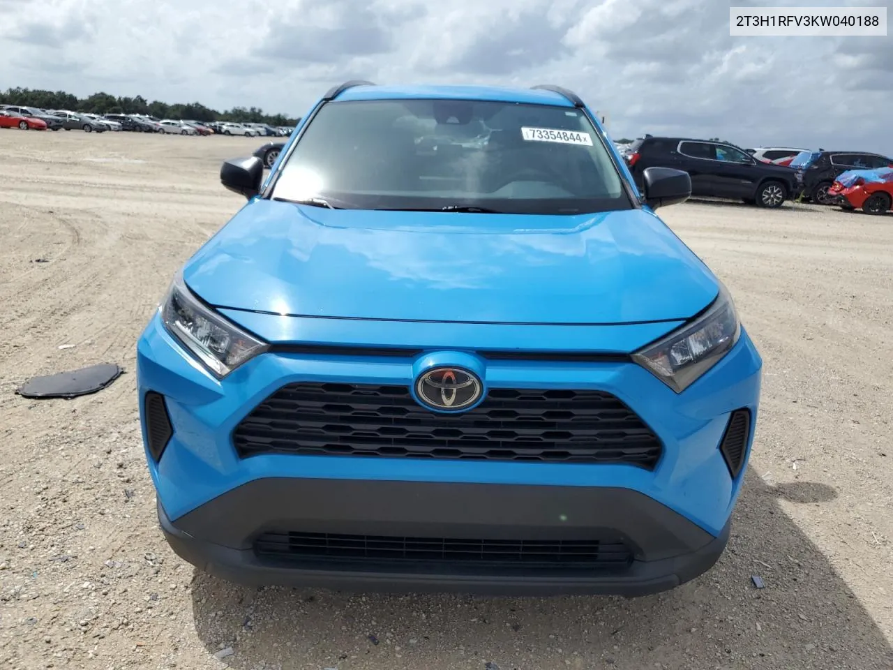 2019 Toyota Rav4 Le VIN: 2T3H1RFV3KW040188 Lot: 73354844