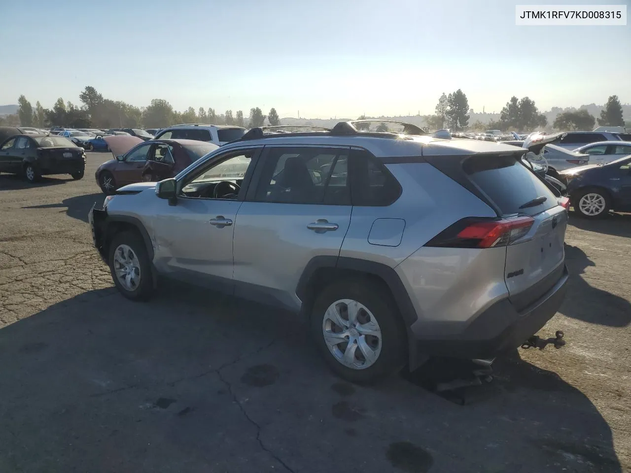 2019 Toyota Rav4 Le VIN: JTMK1RFV7KD008315 Lot: 73366604