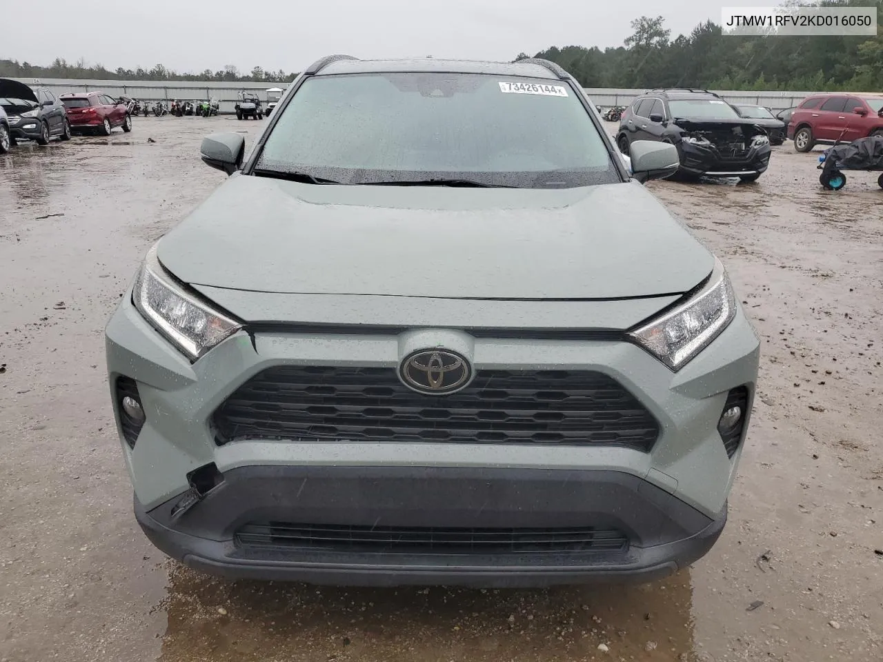 2019 Toyota Rav4 Xle VIN: JTMW1RFV2KD016050 Lot: 73426144