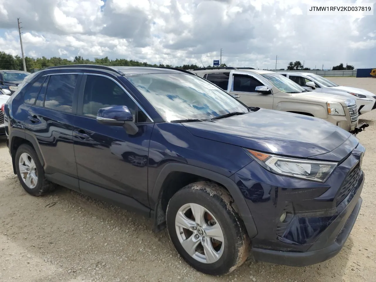 2019 Toyota Rav4 Xle VIN: JTMW1RFV2KD037819 Lot: 73774434