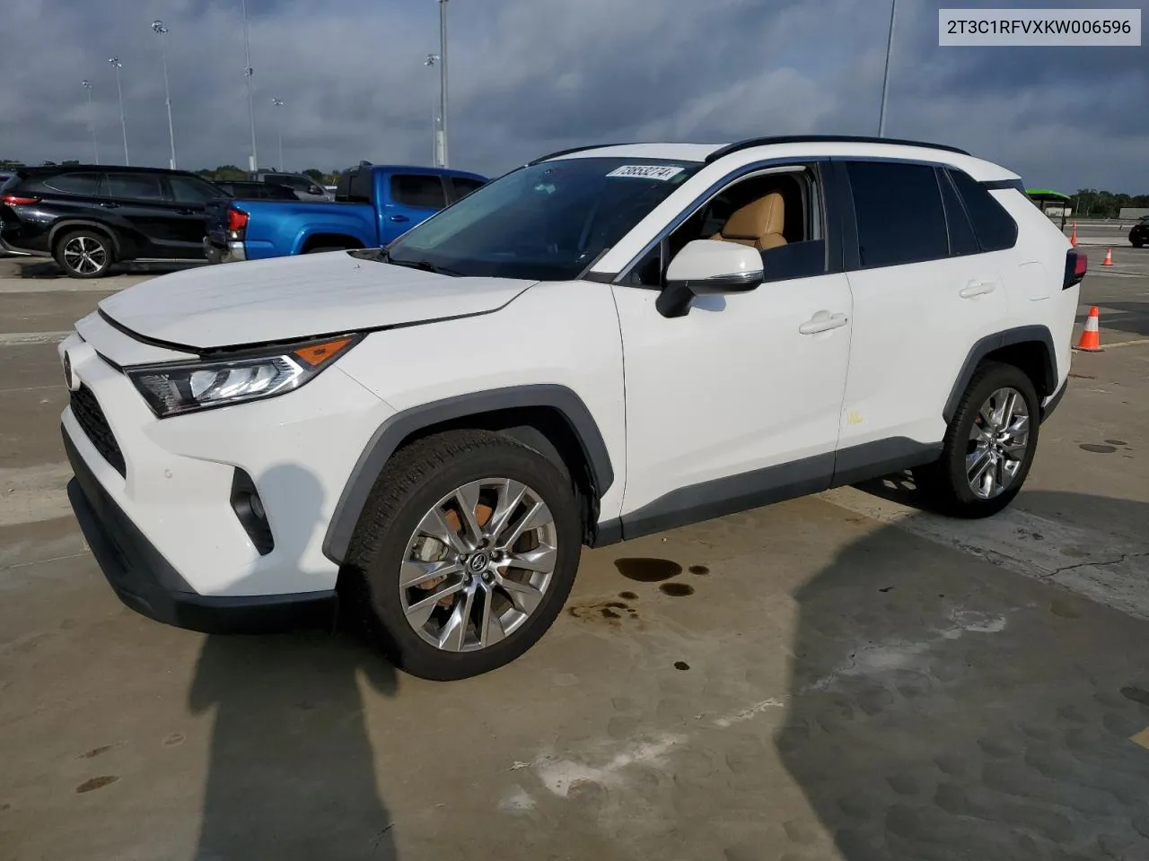 2019 Toyota Rav4 Xle Premium VIN: 2T3C1RFVXKW006596 Lot: 73853274