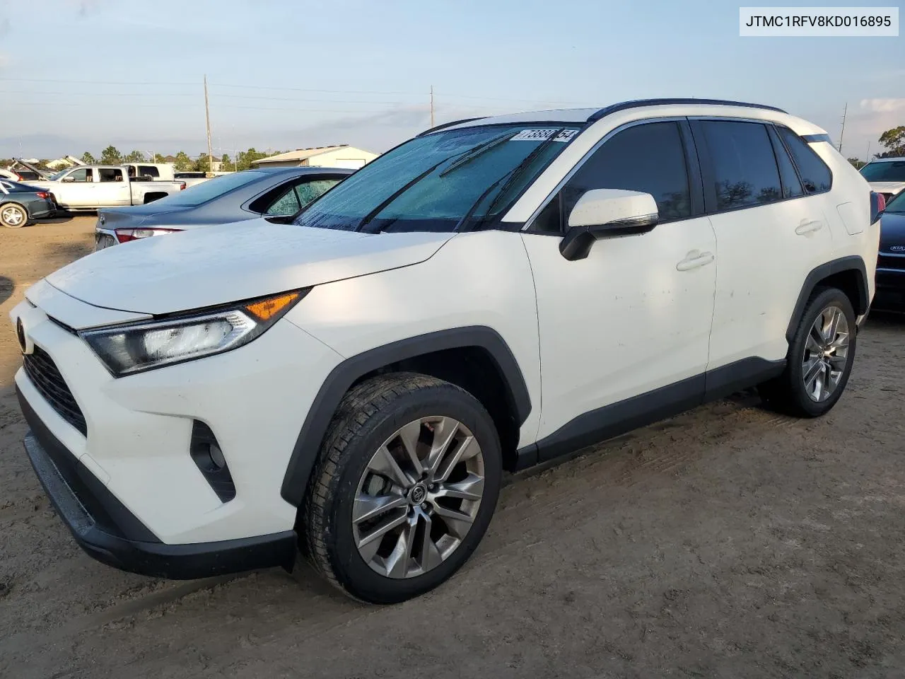 2019 Toyota Rav4 Xle Premium VIN: JTMC1RFV8KD016895 Lot: 73880654