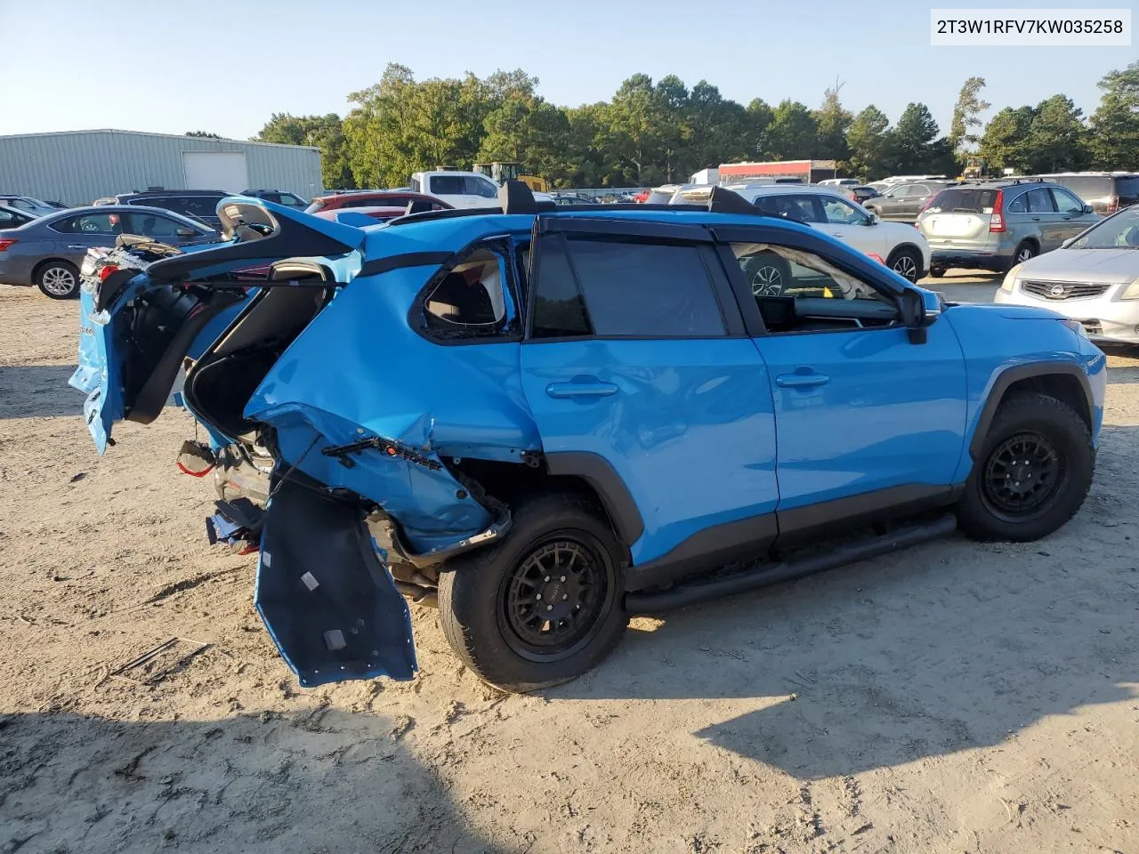 2019 Toyota Rav4 Xle VIN: 2T3W1RFV7KW035258 Lot: 74062714