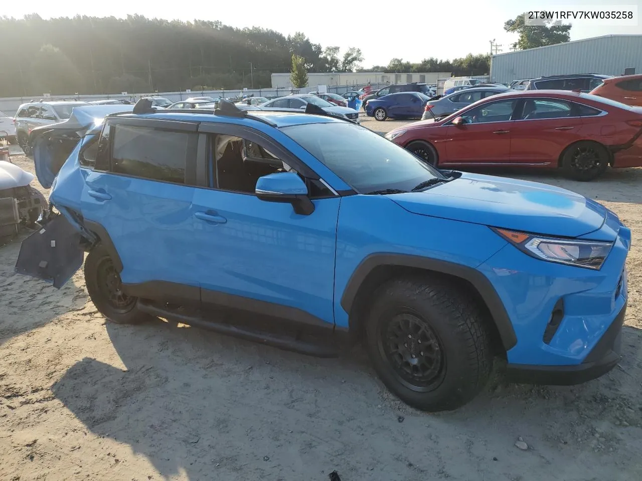 2019 Toyota Rav4 Xle VIN: 2T3W1RFV7KW035258 Lot: 74062714