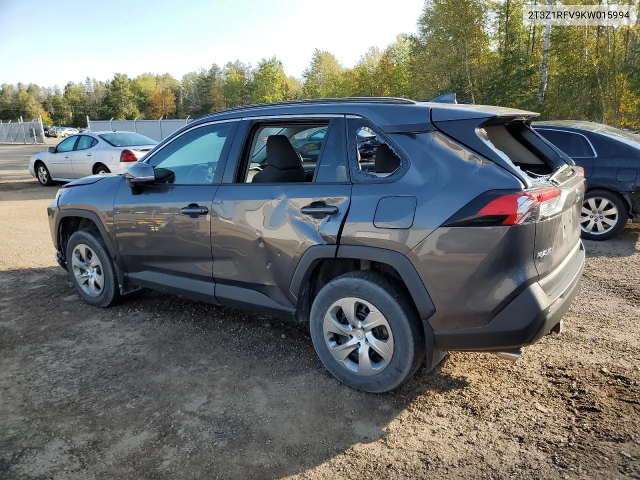 2T3Z1RFV9KW015994 2019 Toyota Rav4 Le