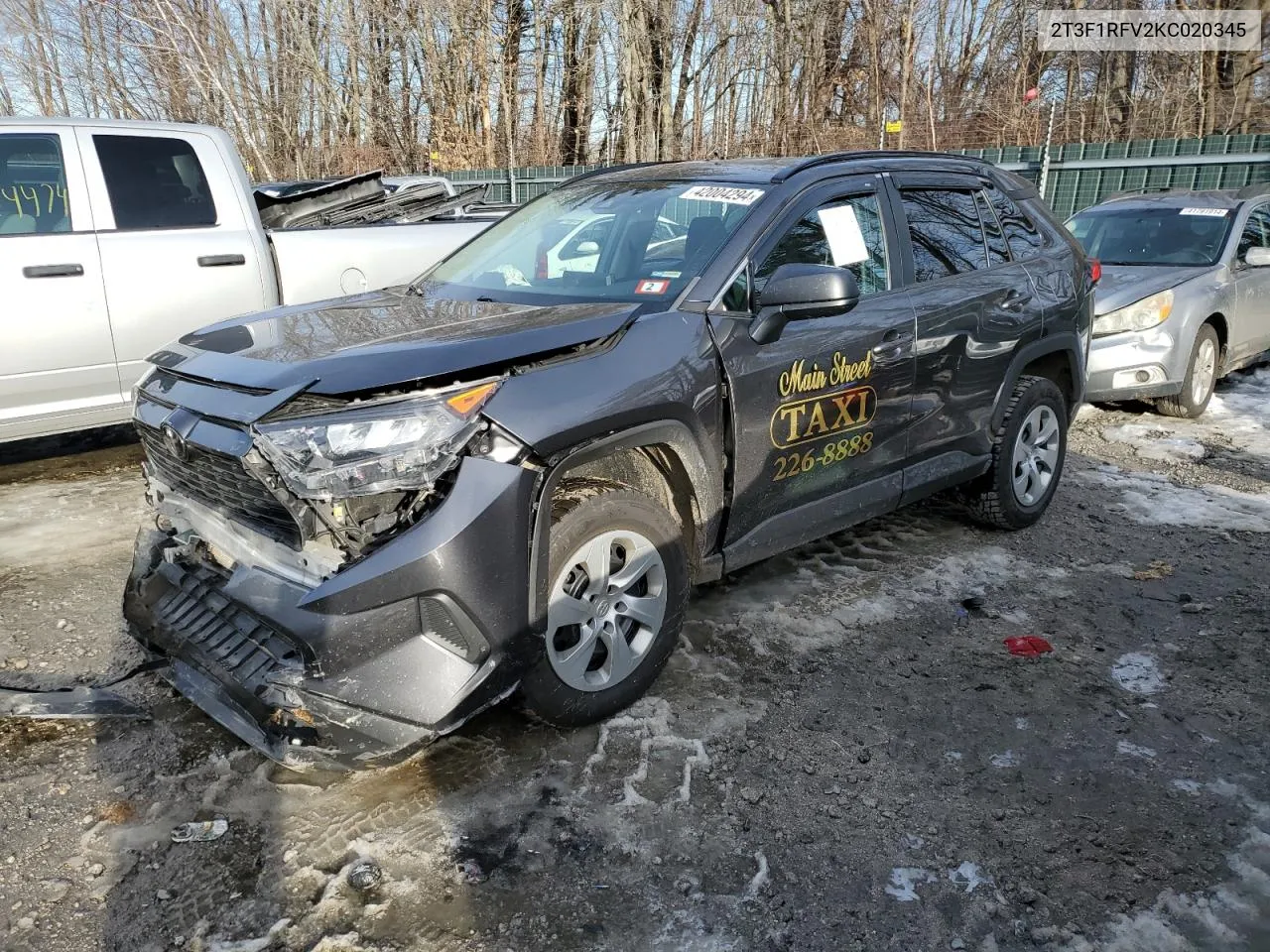 2019 Toyota Rav4 Le VIN: 2T3F1RFV2KC020345 Lot: 74448454