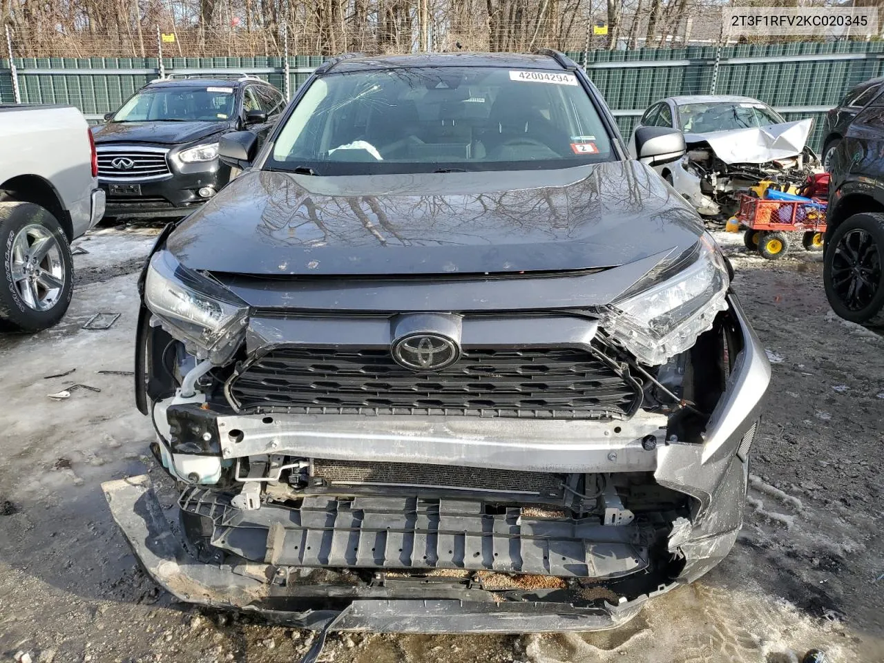 2T3F1RFV2KC020345 2019 Toyota Rav4 Le