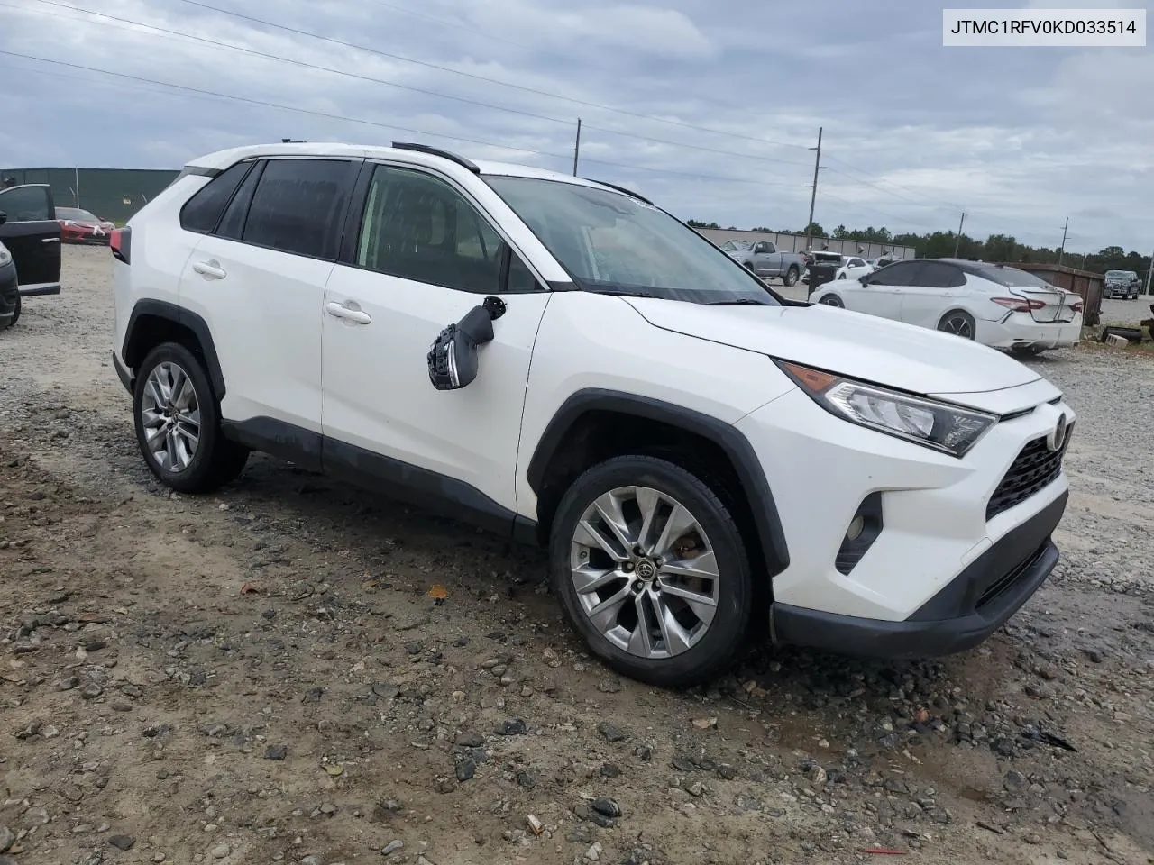 2019 Toyota Rav4 Xle Premium VIN: JTMC1RFV0KD033514 Lot: 74543724