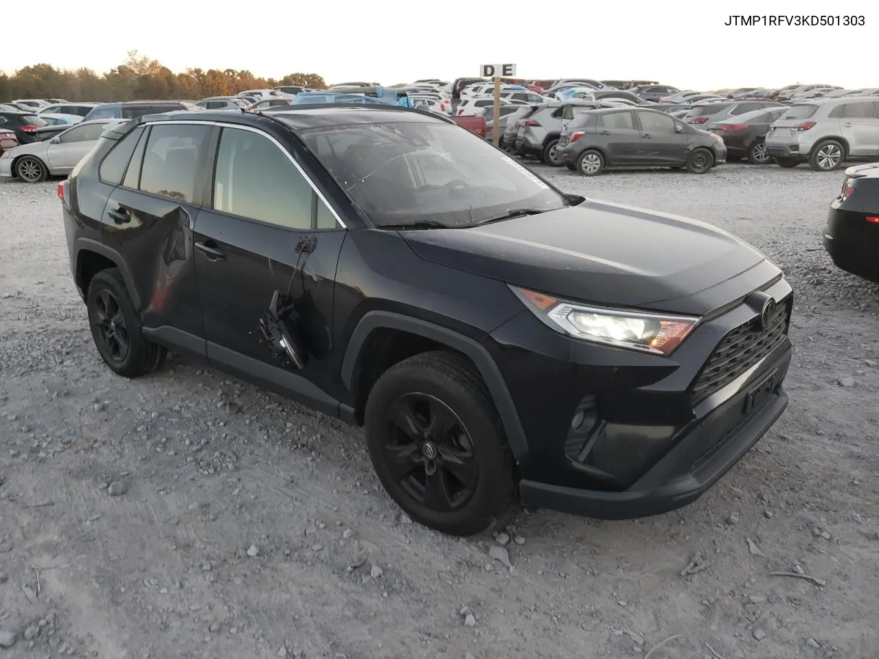 2019 Toyota Rav4 Xle VIN: JTMP1RFV3KD501303 Lot: 75125074